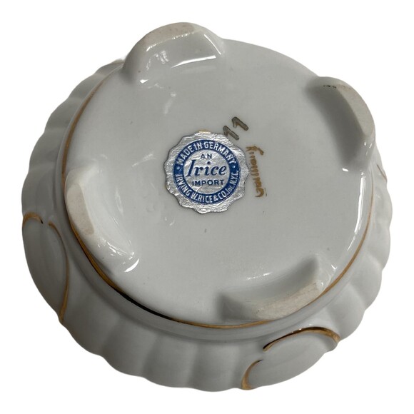 Vtg Irice Irving W Rice Made in germany porcelain Dish with lid - Picture 3 of 7